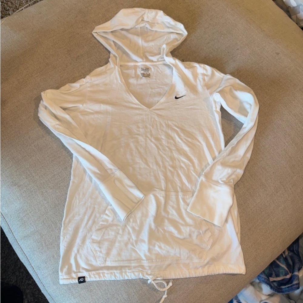 Nike White‎ Hooded Top